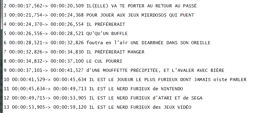 (Sous-titrage en "Closed Captions" sur Youtube) Ma méthode de sous titrage Tuto7-3abe2b7